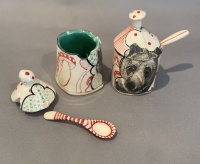 Visions West Gallery :: Bruce :: Sugar Bowl and spoon