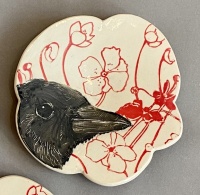 Visions West Gallery :: Bruce :: Tiny Cloud Plate - Raven