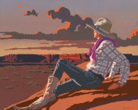 Visions West Gallery :: Bruce :: Across the Mancos Canyon