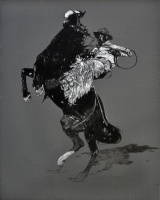 Visions West Gallery :: Bruce :: Last Go Round, Ucross #3