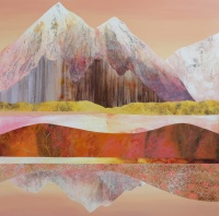 Visions West Gallery :: Bruce :: Sunrise in Mountain Valleys of Raspberry Golds