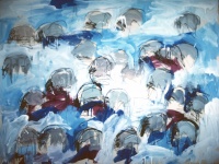 Visions West Gallery :: Bruce :: Winter Sheep Drawing 010