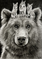 Visions West Gallery :: Bruce :: Bear and Friends