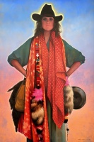 Visions West Gallery :: Bruce :: Katie with Fying Pan II