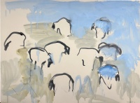 Visions West Gallery :: Bruce :: Basin Sheep Drawing #11