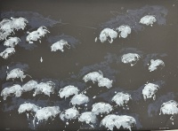 Visions West Gallery :: Bruce :: Osage Sheep, State I