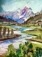 Visions West Gallery :: Bruce :: Teton View From Heart Six Ranch