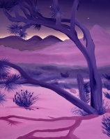 Visions West Gallery :: Bruce :: Joshua Tree with Adventure Painters