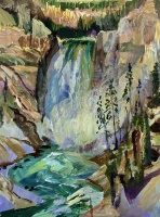Visions West Gallery :: Bruce :: Lower Yellowstone Falls