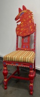 Visions West Gallery :: Bruce :: Red Coyote Chair