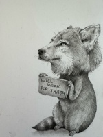 Visions West Gallery :: Bruce :: Will Work for Trash