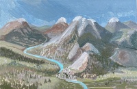 Visions West Gallery :: Bruce :: Glaciers bleed their blood, but it is okay because, you can drink it up