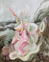 Visions West Gallery :: Bruce :: Under a dead log, all dead and super nasty, grows this weird fungus