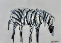 Visions West Gallery :: Bruce :: Zebra Drawing 012
