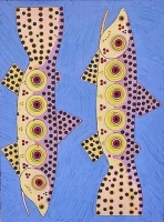 Visions West Gallery :: Bruce :: Untitled (Trout Painting No. 2)