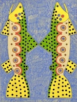 Visions West Gallery :: Bruce :: Untitled (Trout Painting No. 3)