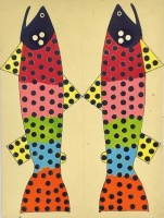 Visions West Gallery :: Bruce :: Untitled (Trout Painting No. 4)