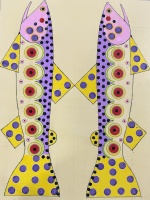 Visions West Gallery :: Bruce :: Untitled (Trout Painting No. 5)