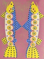 Visions West Gallery :: Bruce :: Untitled (Trout Painting No. 6)
