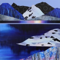 Visions West Gallery :: Bruce :: Moonlit, Blue River, Agate Slice