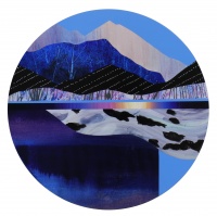 Visions West Gallery :: Bruce :: Moonset, River, Agate Slice