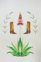 Visions West Gallery :: 1 groove-is-in-the-heart Jane :: Agave & Sunset Flower