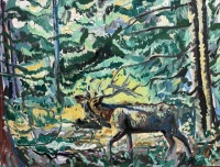 Visions West Gallery :: Bruce :: Forest Elk #2
