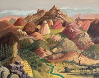 Visions West Gallery :: 1 the-land-of-perpetual-flow Evan :: Gathering Mountains