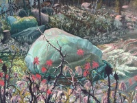 Visions West Gallery :: 1 the-land-of-perpetual-flow Evan :: Sasquatch's Sunbathing Station