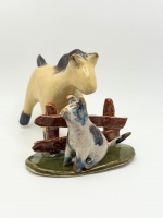 Visions West Gallery :: 1 columbia-river-colts Charlie :: Paloma the buckskin + her pup Pickle