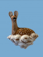 Visions West Gallery :: 1 deer-on-cloud-1 Andréa :: Deer on Cloud 1