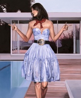 Visions West Gallery :: 1 action-painting Tracy :: Finger Pistols