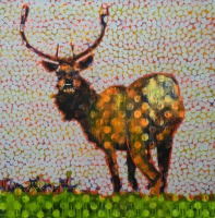 Visions West Gallery :: 0 animal-painting-0211951 Les :: Animal Painting 021-1951