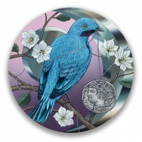 Visions West Gallery :: 2147483647 cadenas-de-amor Christian :: Bird alphabet tondo- C (cotinga and coin)