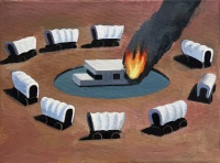 Visions West Gallery :: Bruce :: Wagon Fire