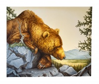 Visions West Gallery :: Bruce :: Old Ephriam and the Bull Moose, 