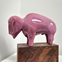 Visions West Gallery :: 0 bear-verdigris Ellen :: Buffalo (Cherry Blossom)