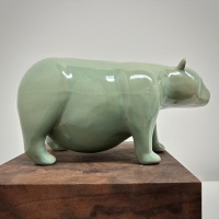 Visions West Gallery :: 0 bear-verdigris Ellen :: Bear (Verdigris)