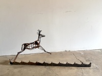 Visions West Gallery :: 1 plains-antelope Wendy :: Leaping Antelope