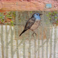 Visions West Gallery :: Bruce :: Bird over Bamboo