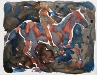 Visions West Gallery :: Bruce :: Horse With Rider