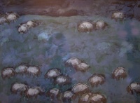 Visions West Gallery :: Bruce :: Beaverhead Sheep Lithograph