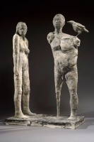 Visions West Gallery :: Bruce :: Man with Bird and Woman