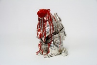 Visions West Gallery :: Bruce :: Red Cloned Marmot with Petbottle 