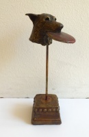 Visions West Gallery :: Bruce :: Bobble Head Mutt with Red Frisbee