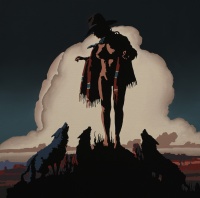 Visions West Gallery :: Bruce :: Study for Phaedra and her Wolves 