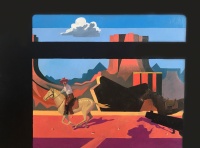 Visions West Gallery :: Bruce :: Train Robbery Scene 3