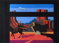 Visions West Gallery :: Bruce :: Train Robbery Scene 4