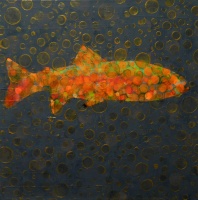 Visions West Gallery :: Bruce :: Trout Painting 016 1372