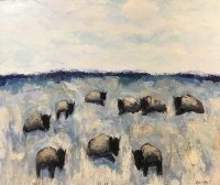 Visions West Gallery :: Bruce :: Ruby Valley Buffalo #5, 2018